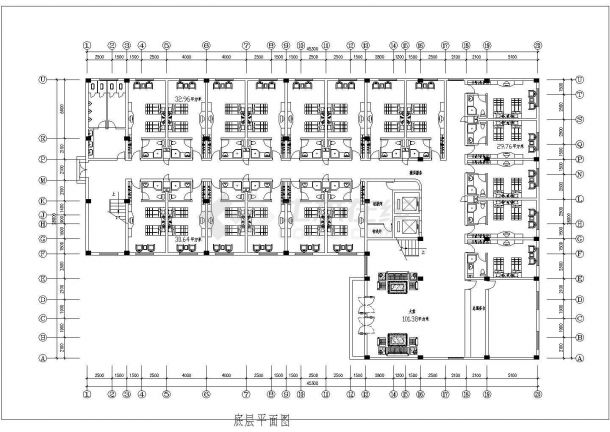 某小型賓館建筑CAD平面設(shè)計(jì)圖解析與規(guī)劃要點(diǎn)